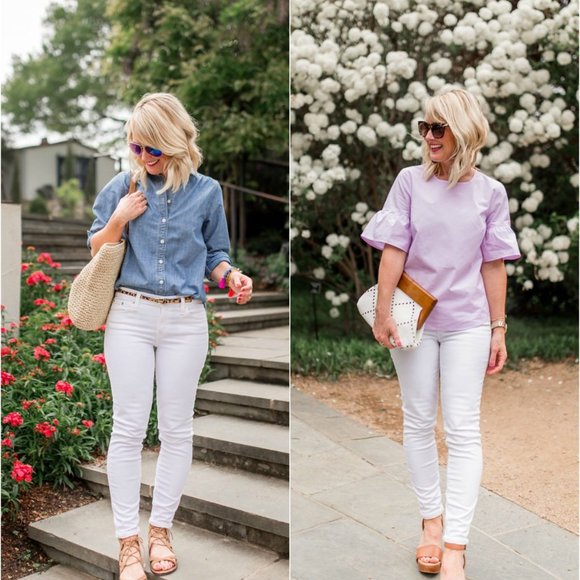 J. Crew Denim - J. CREW White Toothpick Jeans